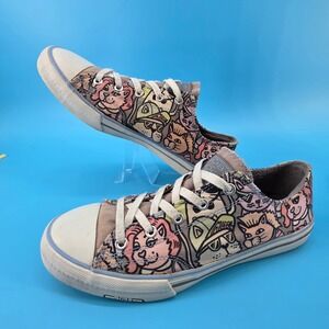 Skechers BOBS for Dogs Cat Print Sneakers Memory Foam Multi-Color 32607 Womens 8